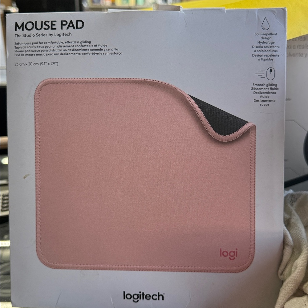 Logitech Blush Pink Mouse Pad
